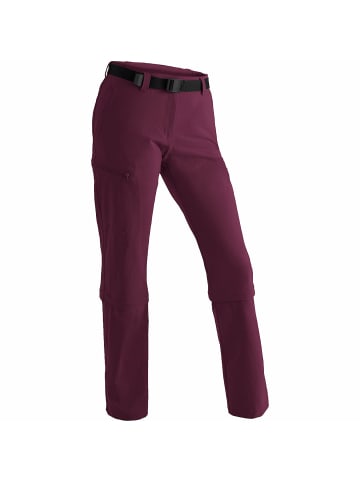 Maier Sports Zip-Hose Arolla in Pflaume