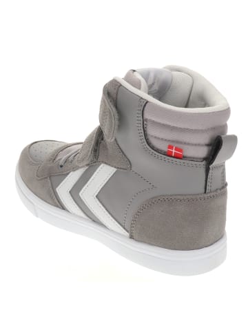 Hummel Sneaker High in Grau/Weiß