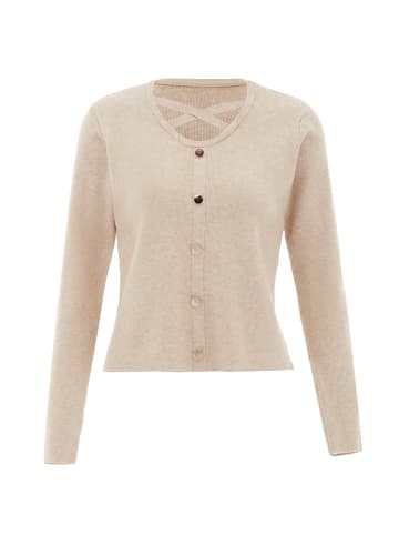 NAEMI Damen Strickpullover in Beige