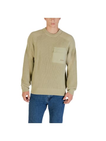 BOSS Beige Herren Strickmode