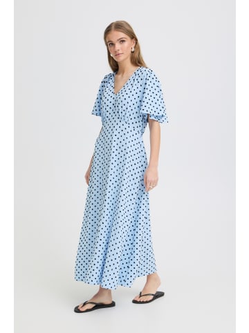 ICHI Casual IHZABBY Regular fit in GRAPHIC DOT POWDER BLUE