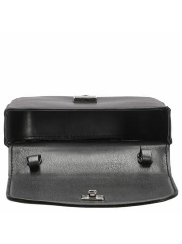 Seidenfelt SFM227 Crossbag - Umhängetasche 16 cm (black/silver) in schwarz silber