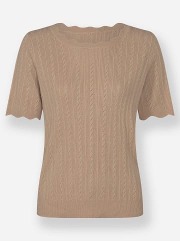 WITT WEIDEN Kurzarm-Pullover in beige