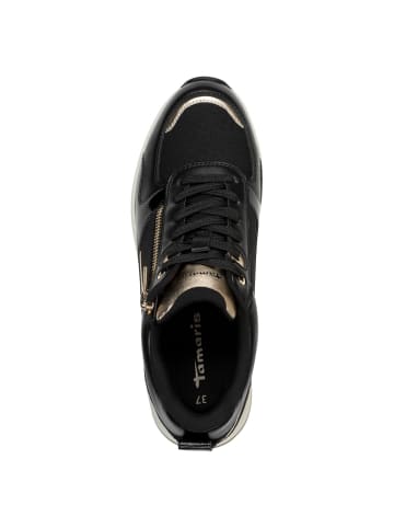 Tamaris Sneaker in BLACK/GOLD