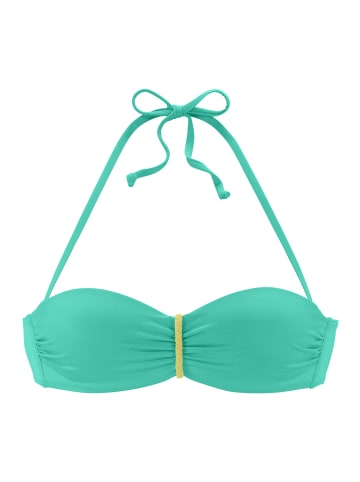 Venice Beach Bügel-Bandeau-Bikini-Top in mint