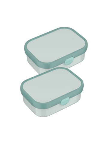 Mepal 2er Set Brotdosen mit Einsatz & Gabel Campus in 700 ml in Cool Mint