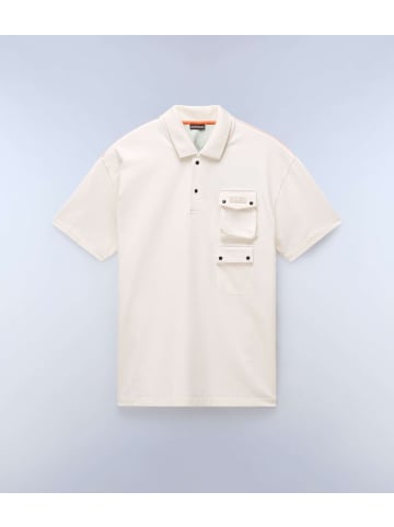 Napapijri Polo "E-Rivalto Ss" in Weiß