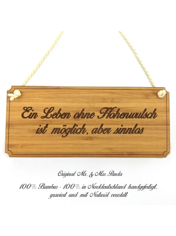 Mr. & Mrs. Panda Wanddeko Hohenwulsch mit Spruch in Keine Angabe