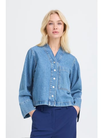 b. young Jeanshemd BYKACILA Regular fit in Mid Blue Denim