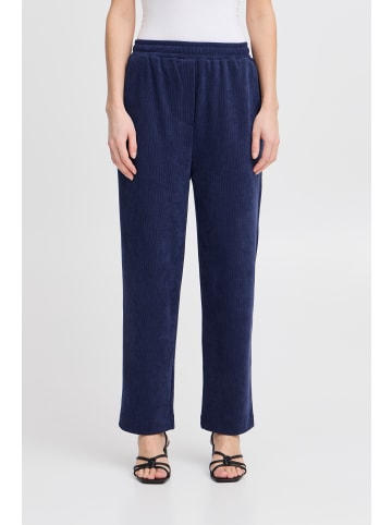 ICHI IHKATE CORDUROY PA regular fit in Medieval Blue