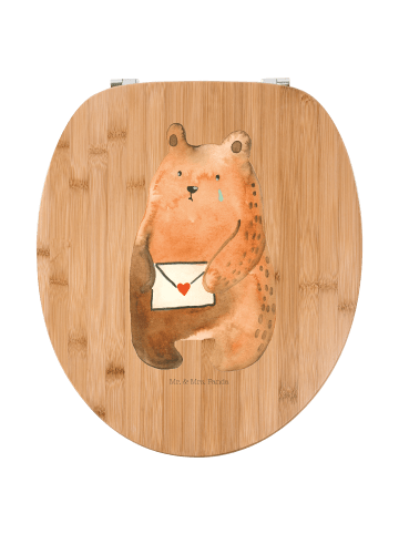 Mr. & Mrs. Panda Toilettendeckel Bär Vermissen ohne Spruch in Braun