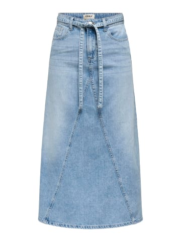 ONLY Jeansrock in Light Blue Denim