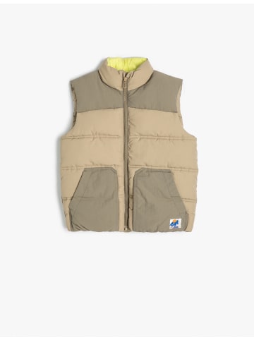 KOTON Weste Anorak in Grün