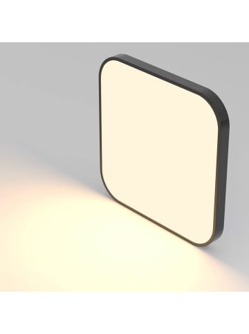 ZMH Deckenleuchte Warmweiß in Schwarz B 27cm