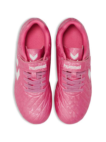 Hummel Klettverschluss Fußball Schuh Top Star Fußball Kinder in AURORA PINK