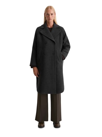 Marc O'Polo Mantel im Cape-Stil oversized in Dark Grey Melange