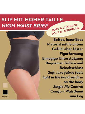 MISS PERFECT Shapewear Luxurious Firm Control Hoher Slip in Schwarz