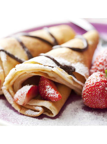 relaxdays Crêpespfanne in Schwarz - Ø25 cm
