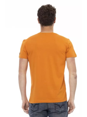 Trussardi Action Weiß Orange Baumwolle Herren T-Shirt