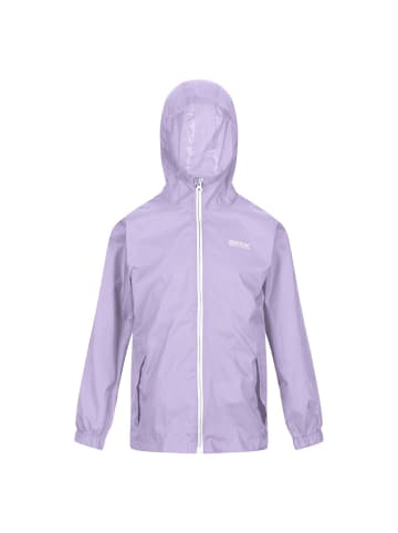 Regatta Regenjacke mit Packbeutel Kids in Pastel Lilac