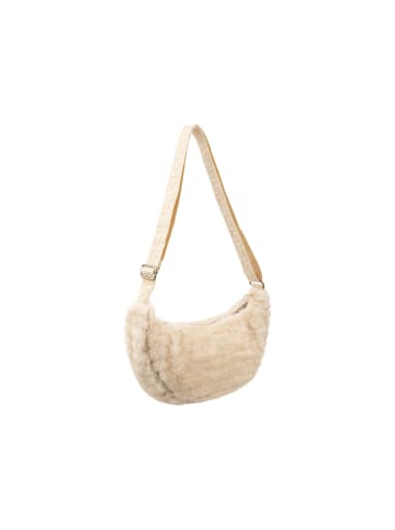 PRATTEN S041-M Umhängetasche Synthetik Nerz Optik in off white