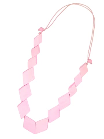 collezione alessandro Lange Kette " Raute " in pink