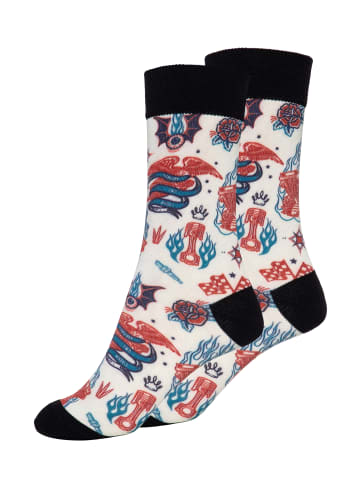 King Kerosin King Kerosin Socken Kustom Kulture in offwhite