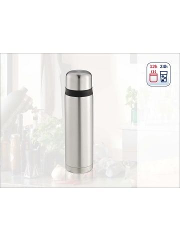 Leifheit  Isolierflasche Coco 1,0 L Edelstahl