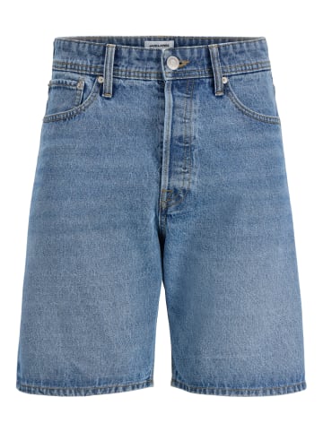 JACK & JONES Junior 5-Pocket-Shorts High Waist Jjitony Loose Fit in blue denim