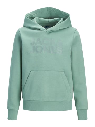 JACK & JONES Junior Kapuzensweatshirt JJECORP LOGO SWEAT HOOD JNR in mineral blue
