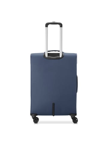 Roncato Jazz 4.0 4 Rollen Trolley M 65 cm mit Dehnfalte in nachtblau