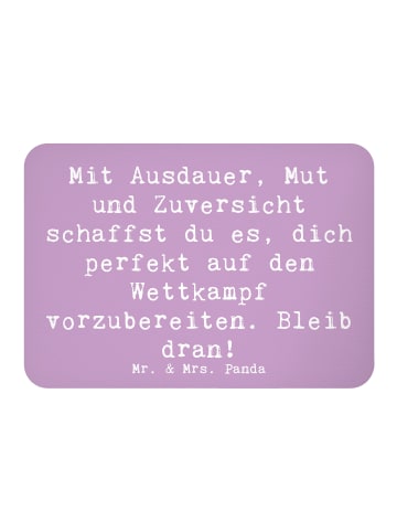 Mr. & Mrs. Panda magnet Spruch Wettkampfvorbereitung meistern mi... in Lavendeltraum