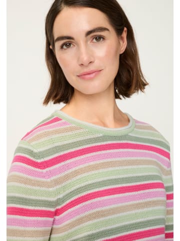 Olsen Strickpullover Henny in mehrfarbig grün - 0001