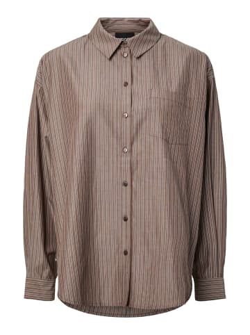 Pieces Hemd in Chicory Coffee