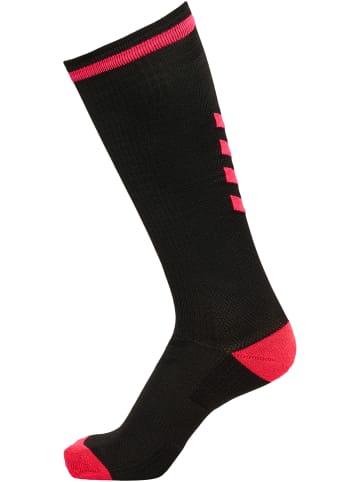 Hummel Hummel High Indoor Socken Elite Multisport Erwachsene Schnelltrocknend in BLACK/DIVA PINK