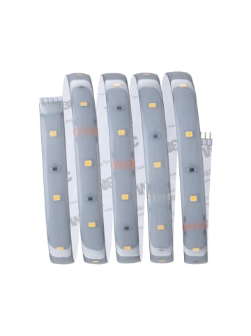 paulmann LED Streifen MaxLED 250 Set 1,5m Warmweiß Protect Cover beschichtet in silber