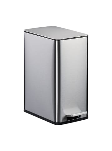relaxdays Kosmetikeimer in Silber - 10 Liter