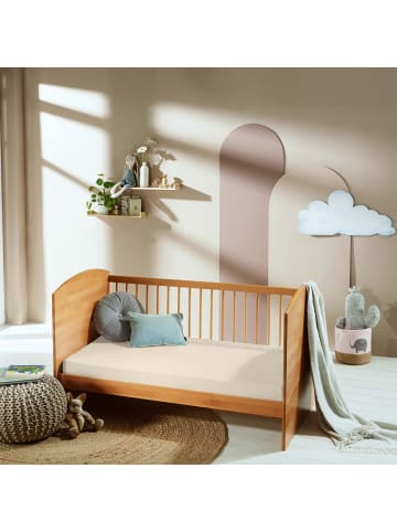 Erwin Müller Frottee Kinder-Spannbettlaken 2er-Pack Erding in natur