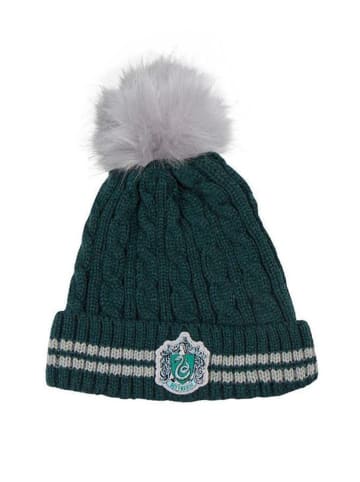 Harry Potter Harry Potter Winter-Mütze Bommel-Mütze in Grün