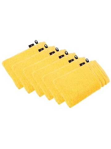 Vossen 6er Pack Waschhandschuh in sunflower