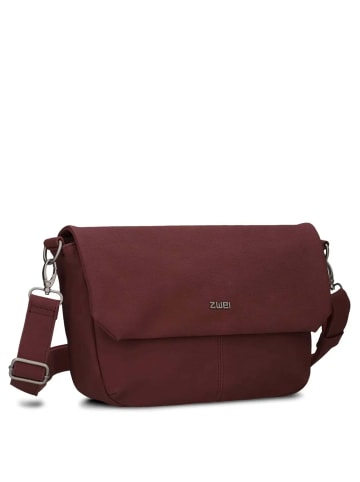 Zwei Mademoiselle M60 - Umhängetasche 33 cm (cord-mocca) in rubin