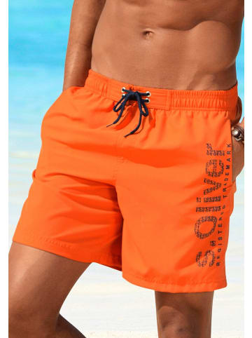 S. Oliver Badeshorts in orange