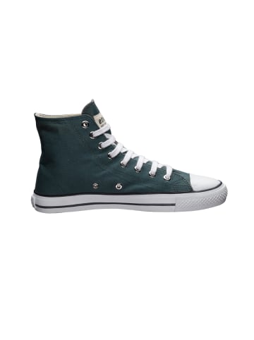 ethletic Canvas Sneaker White Cap Hi Cut in Fir Tree Green P | Just White