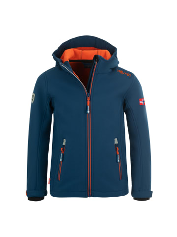 Trollkids Softshelljacke Trollfjord in mystic blue