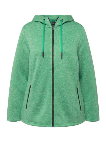 Ulla Popken Sweatjacke in frühlingsgrün