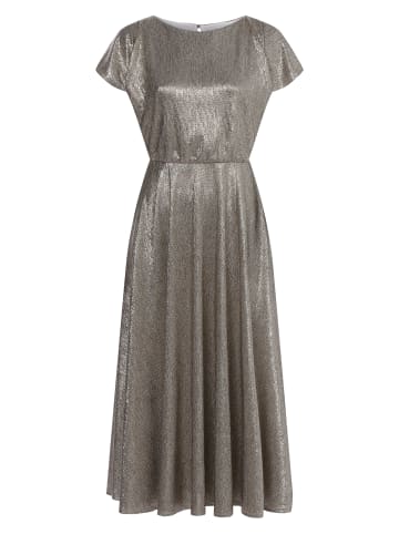 SWING Abendkleid in gold silber - 0001