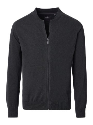 Casa moda Strickjacke Basic in Anthrazit