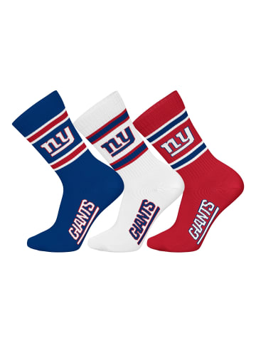 NFL Socken 6er Pack in New York Giants/Weiß