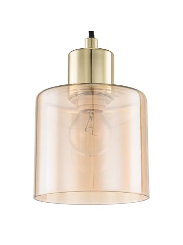 home24 Pendelleuchte KOLIND 3-flammig in Gold