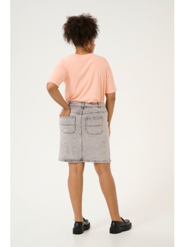 KAFFE curve Denimrock KCamelina Regular fit in Grey Washed Denim